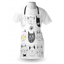 Cats with Fish Apron