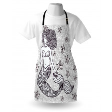Mermaid with Wave Apron