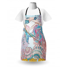 Greek Myth Seashell Apron