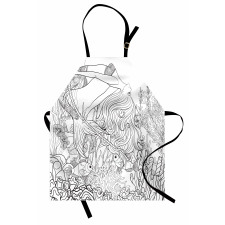 Surreal Little Mermaid Apron