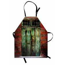 Rusty Old Retro Door Apron