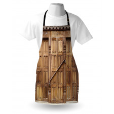 Retro Carving in Nepal Apron