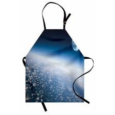Planet Earth and Moon Apron