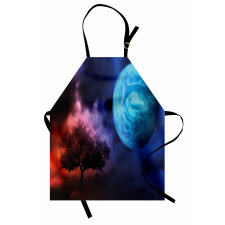 Futuristic Tree of Life Apron