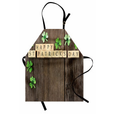 Paper Shamrocks Apron