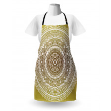 Ombre Mandala Flower Apron