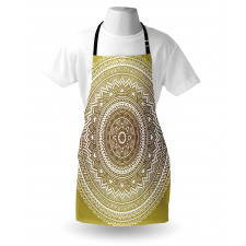 Ombre Mandala Flower Apron