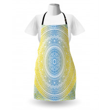 Blue Ombre Mandala Apron