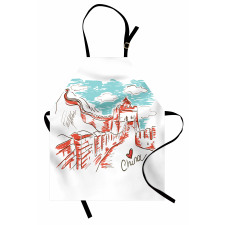 Sketch Chinese Apron