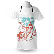 Sketch Chinese Apron
