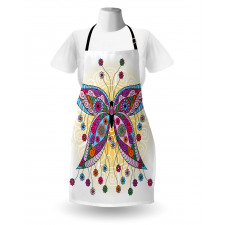 Spring Flowers Butterfly Apron