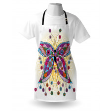 Spring Flowers Butterfly Apron