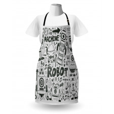 Space Geek Theme Sci Fi Apron