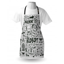 Space Geek Theme Sci Fi Apron