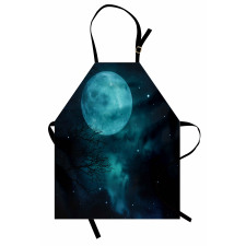 Outer World Cosmos Moon Apron