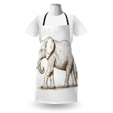 Safari Wild Animals Art Apron