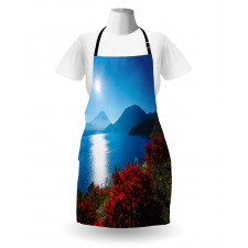 Sunny Autumn Mountain Apron