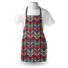 Colorful Rainbow Leaf Apron