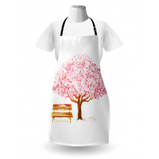 Blooming Cherry Tree Apron