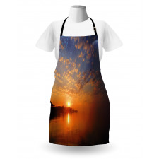 Skyline with Planet Sun Apron