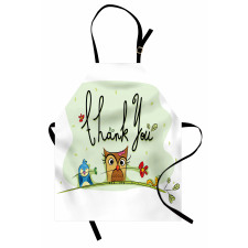 Bird Owl Apron