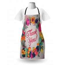 Thank You Words Ceramic Apron