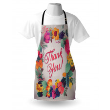 Thank You Words Ceramic Apron