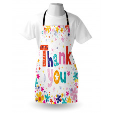 Words with Blossoms Apron