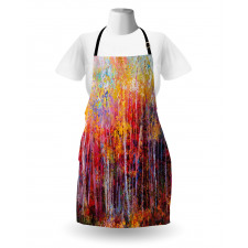 Autumn Forest Painting Apron