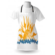 Sun and Fire Like Beams Apron