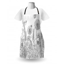 Flowers Garden Scenery Apron