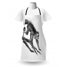 Exotic Jungle Monkey Apron