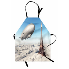 French Paris Eiffel Tower Apron