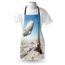 French Paris Eiffel Tower Apron