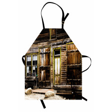 Wooden Planks and Rocks Apron