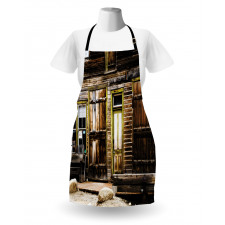 Wooden Planks and Rocks Apron