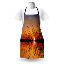 Lake Sunset Photo Scene Apron