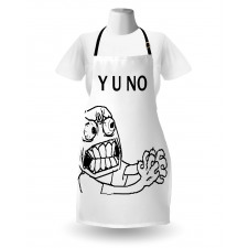 Hipster Mascot Meme Apron