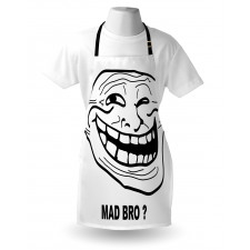 Cartoon Style Troll Guy Apron