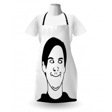 Oh Crap Troll Face Guy Apron