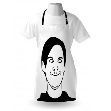 Oh Crap Troll Face Guy Apron