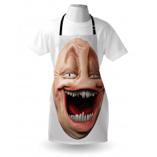 Poker Face Guy Meme Apron