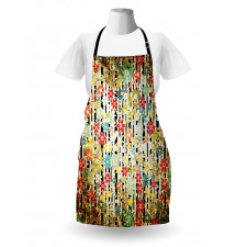 Ivy Leaves and Scenery Apron