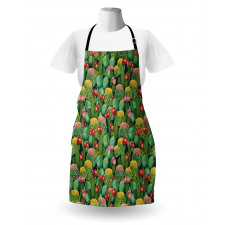 Cactus Flowers Garden Apron