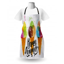 Ice Cream Cones Dessert Apron