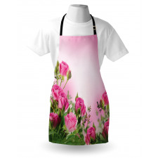 Spring Season Roses Buds Apron