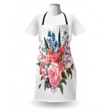 Garden Flowers Bouquet Apron