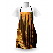 Sunset in Wild Desert Apron