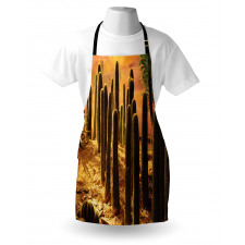 Sunset in Wild Desert Apron