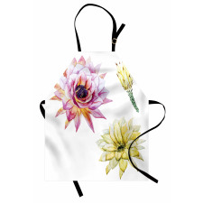 Watercolored Flowers Apron